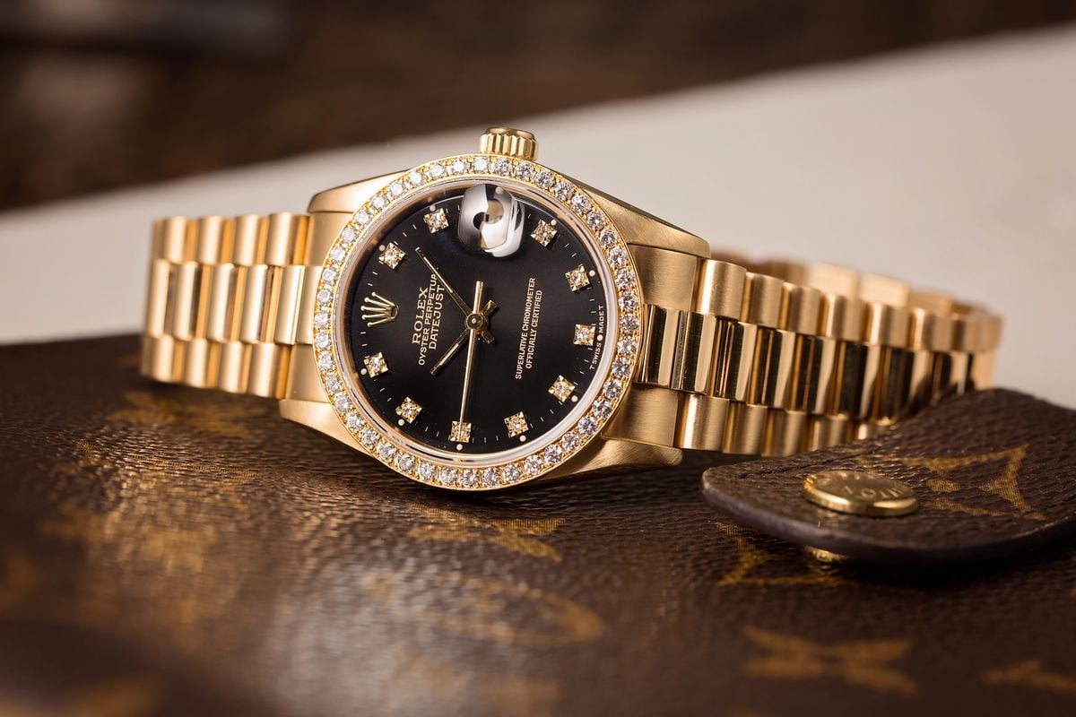 Best Investment Rolex Lady-Datejust 69138 Diamond Bezel